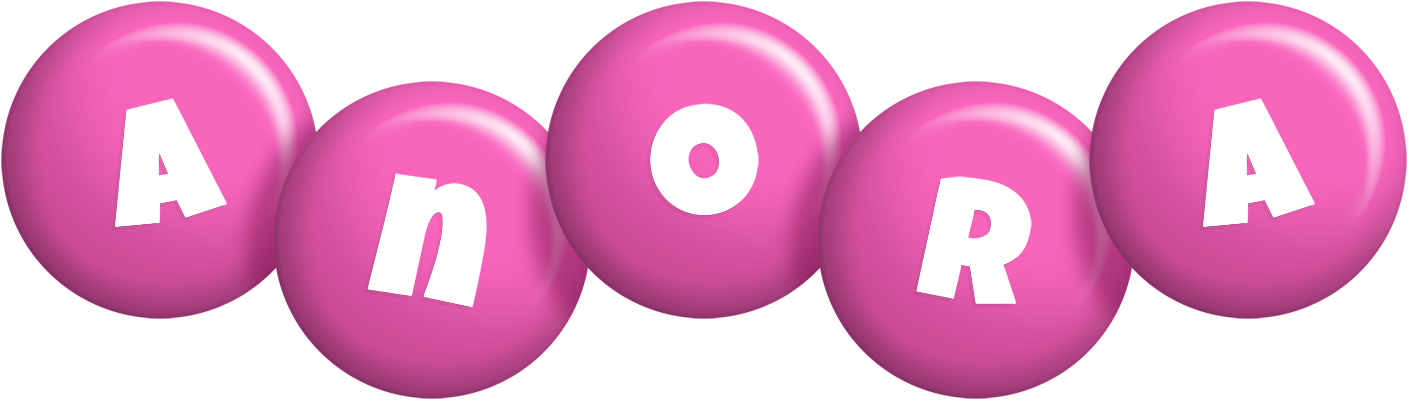 Anora candy-pink logo