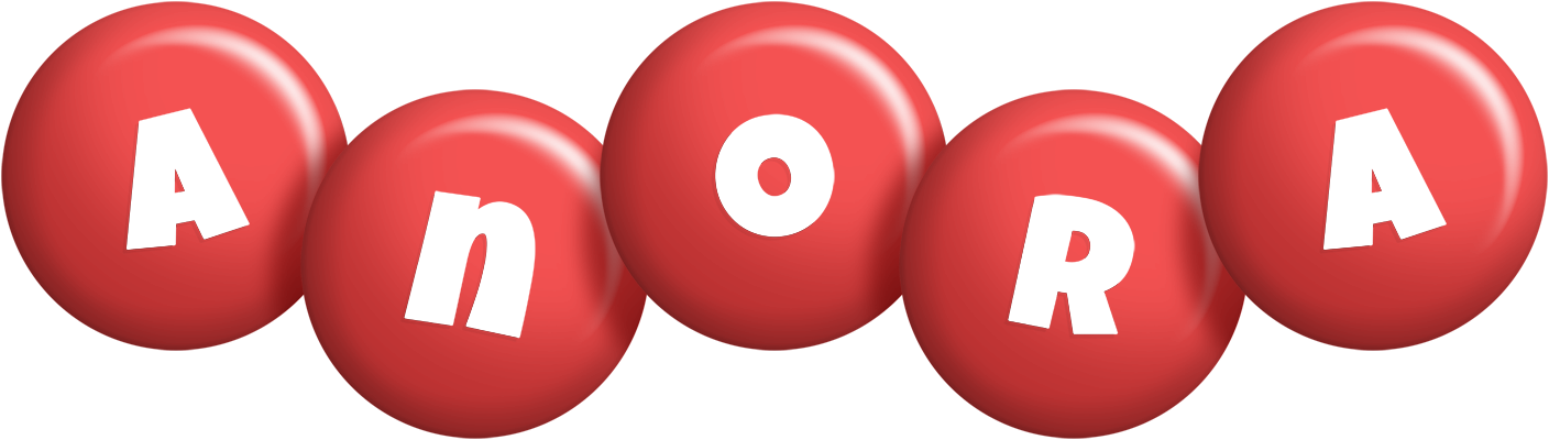 Anora candy-red logo