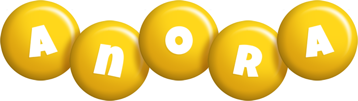 Anora candy-yellow logo