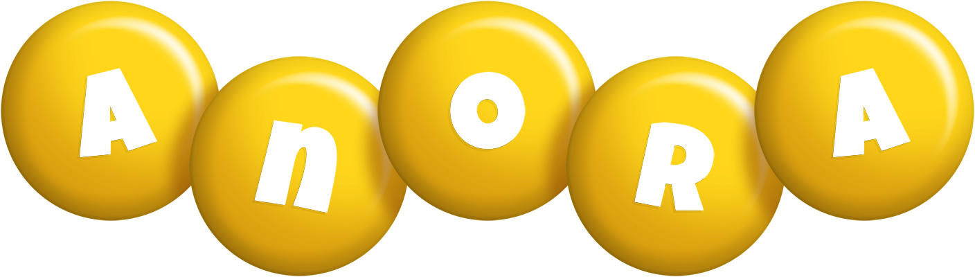Anora candy-yellow logo