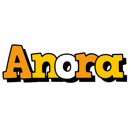 Anora cartoon logo