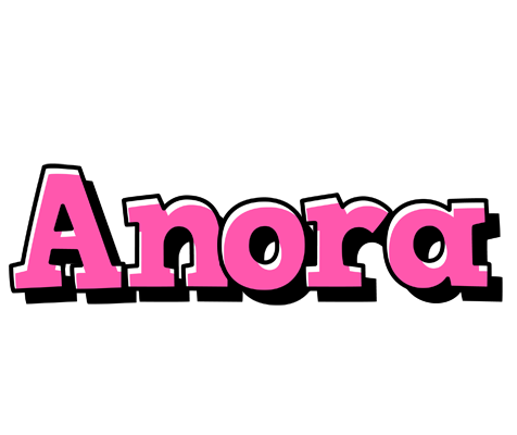 Anora girlish logo