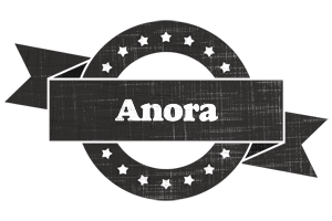 Anora grunge logo