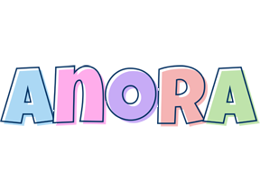 Anora pastel logo