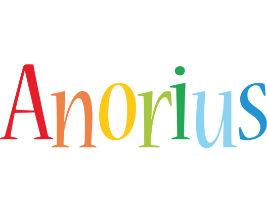 Anorius birthday logo