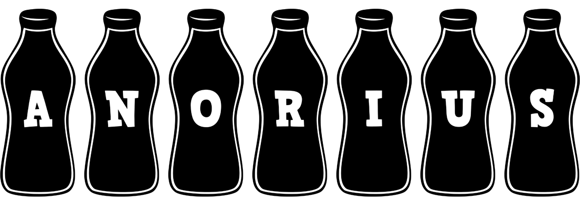 Anorius bottle logo