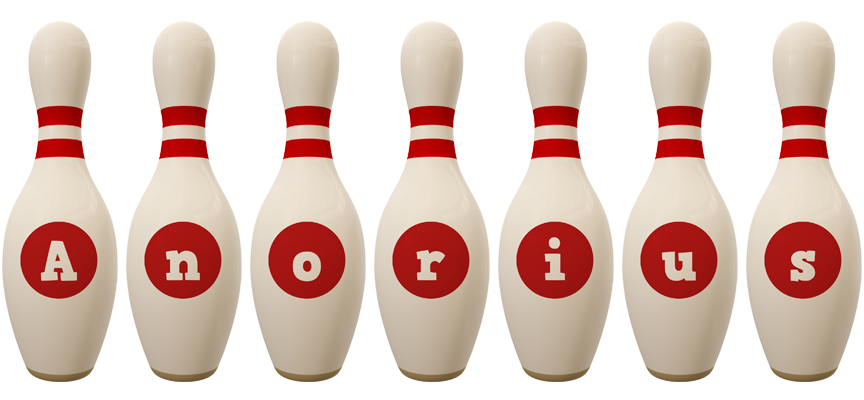 Anorius bowling-pin logo