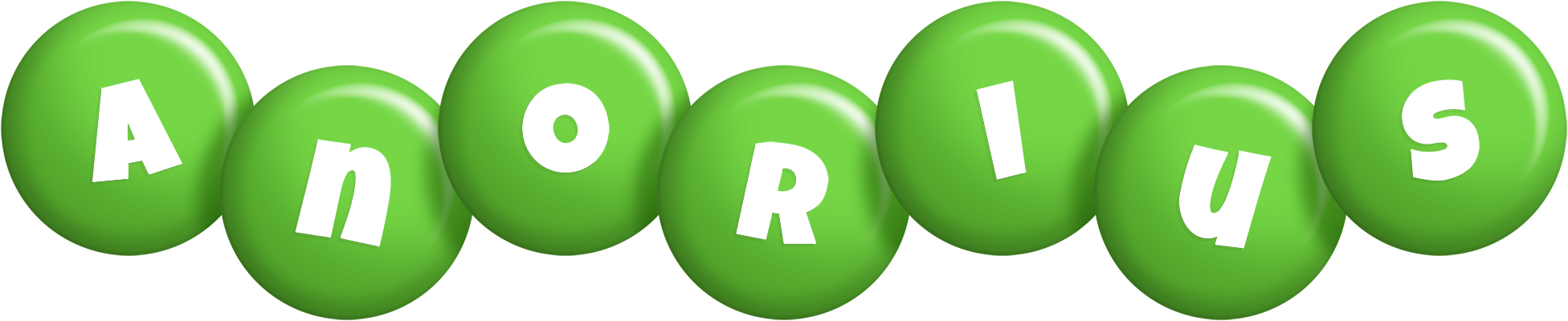 Anorius candy-green logo