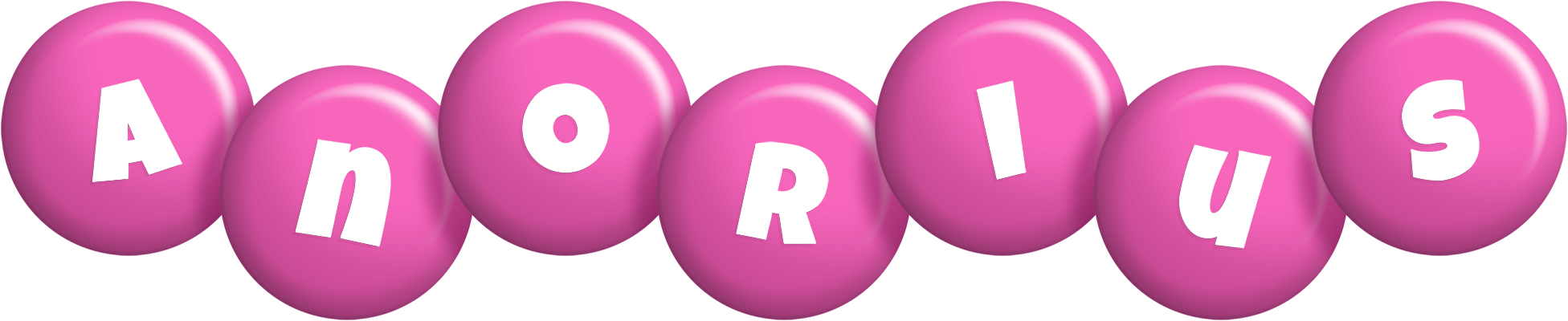 Anorius candy-pink logo