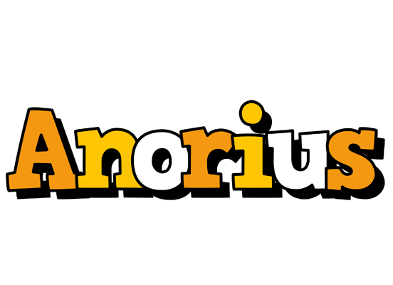 Anorius cartoon logo