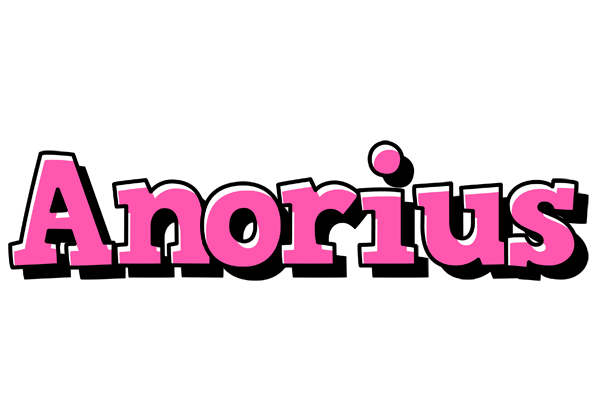 Anorius girlish logo