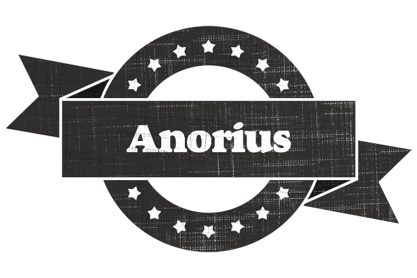 Anorius grunge logo