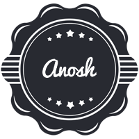 Anosh badge logo