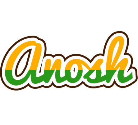 Anosh banana logo