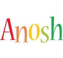 Anosh birthday logo