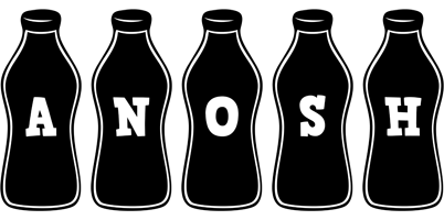 Anosh bottle logo