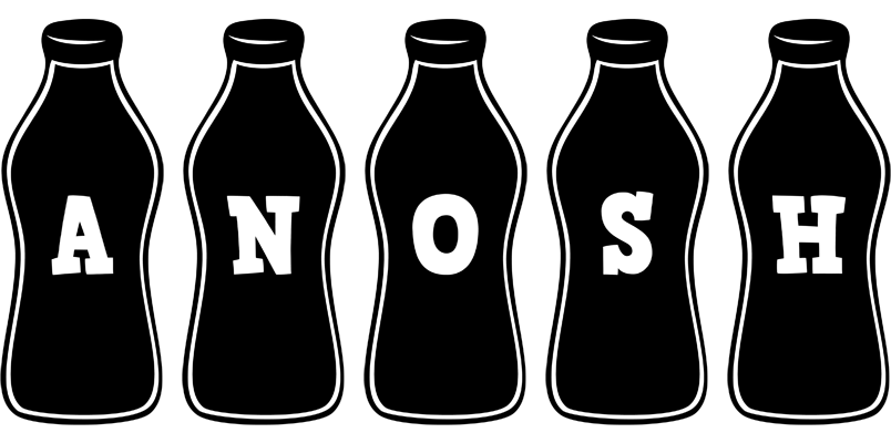 Anosh bottle logo