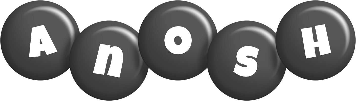 Anosh candy-black logo