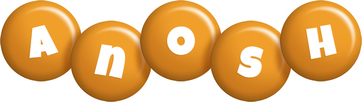 Anosh candy-orange logo