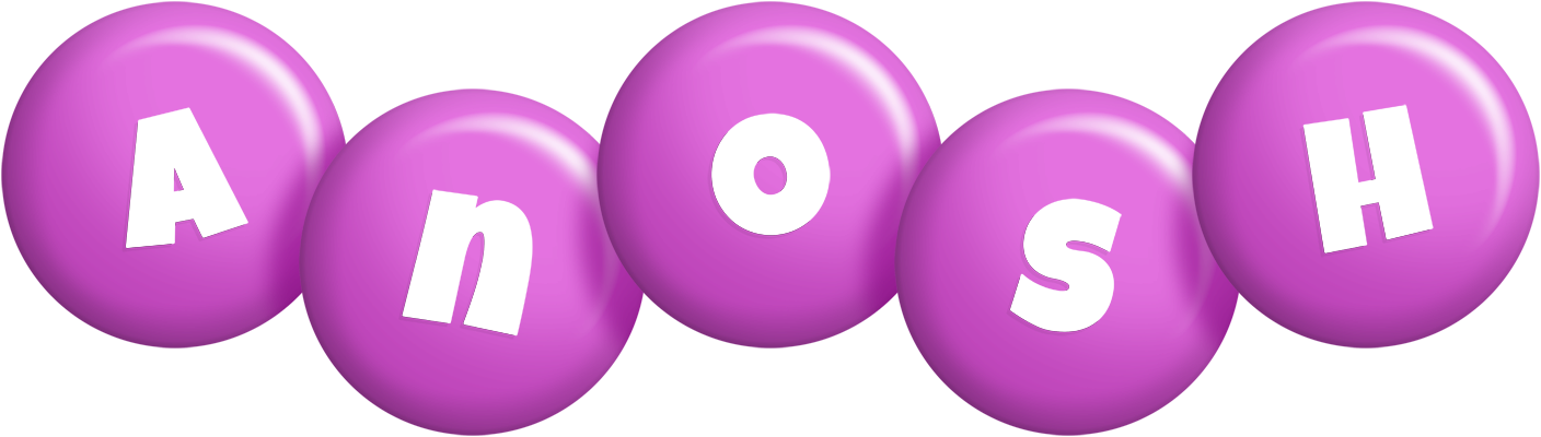 Anosh candy-purple logo