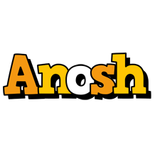 Anosh cartoon logo