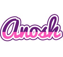 Anosh cheerful logo
