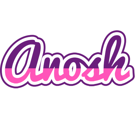 Anosh cheerful logo