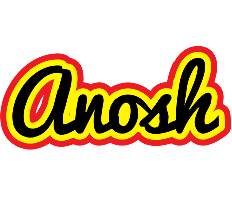 Anosh flaming logo