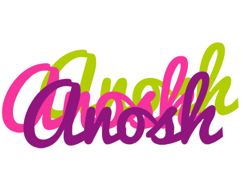 Anosh flowers logo