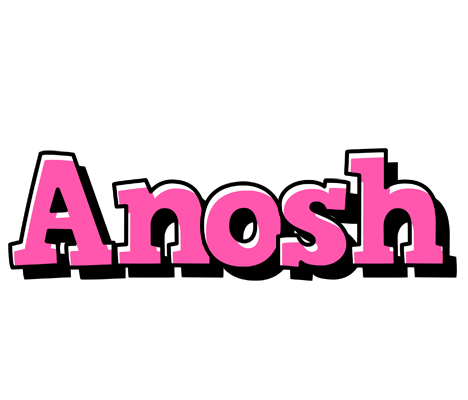 Anosh girlish logo