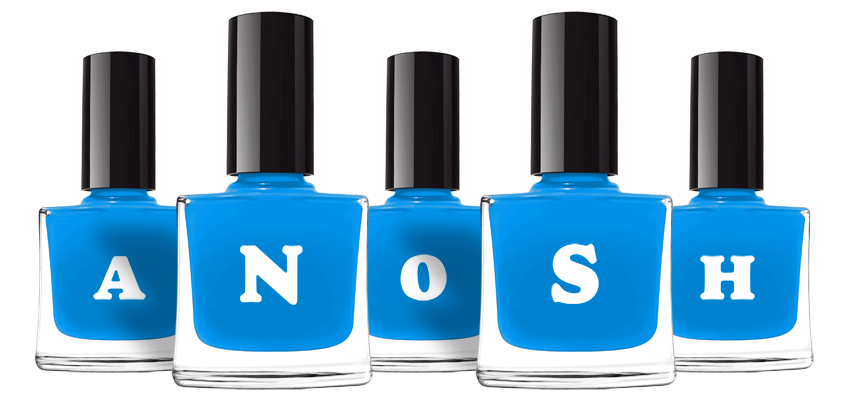 Anosh glossy logo