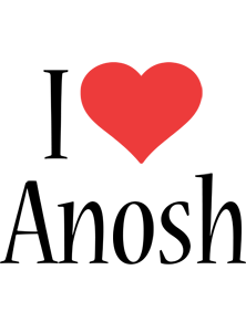 Anosh i-love logo