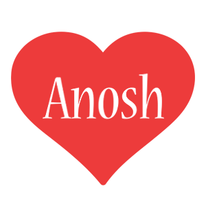 Anosh love logo