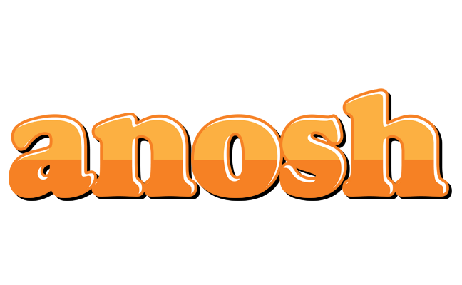 Anosh orange logo