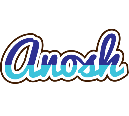 Anosh raining logo
