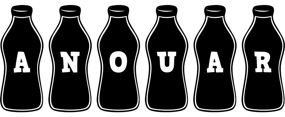 Anouar bottle logo