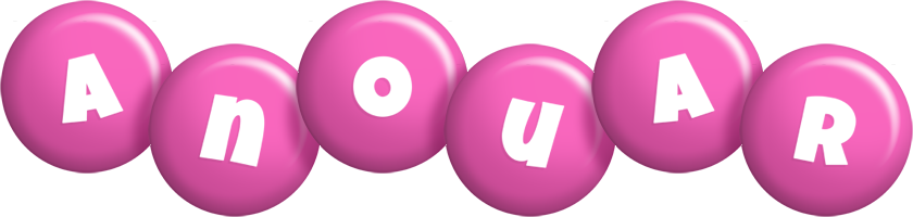 Anouar candy-pink logo