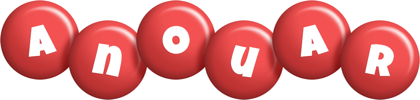 Anouar candy-red logo