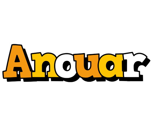 Anouar cartoon logo