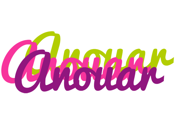 Anouar flowers logo