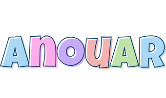 Anouar pastel logo