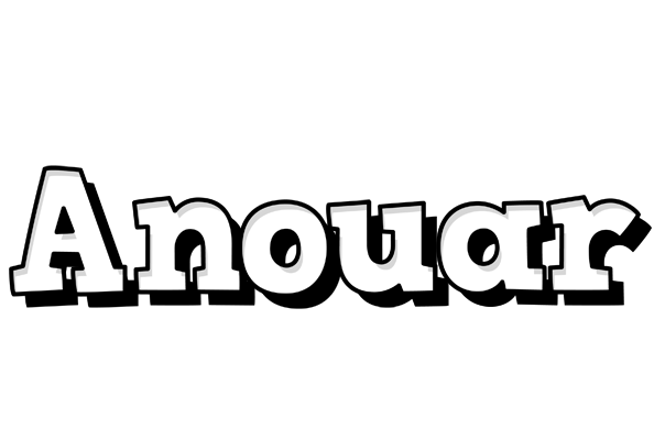 Anouar snowing logo