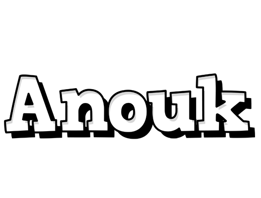 Anouk snowing logo
