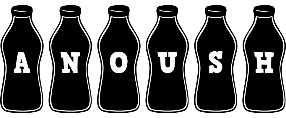 Anoush bottle logo