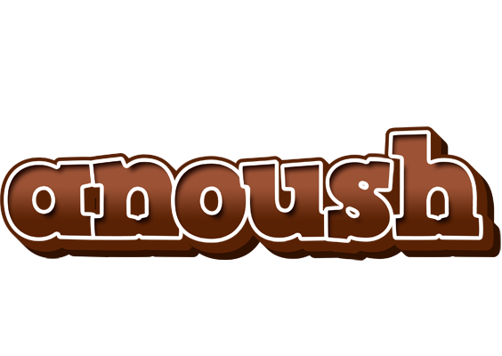 Anoush brownie logo