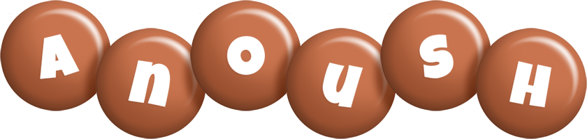 Anoush candy-brown logo