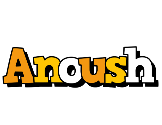 Anoush cartoon logo