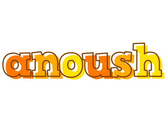 Anoush desert logo