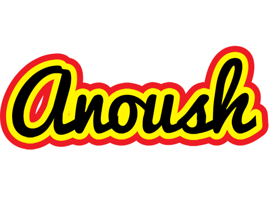 Anoush flaming logo