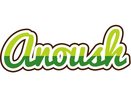 Anoush golfing logo